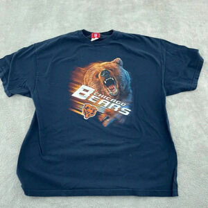 Chicago Bears T-Shirt Short Sleeve Mens 2XL Blue 3855
